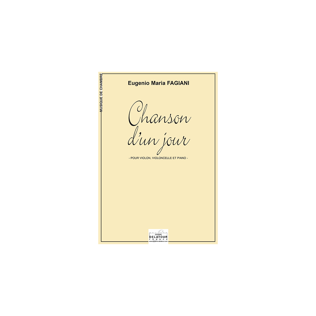 Chanson d'un jour for violin, cello and piano