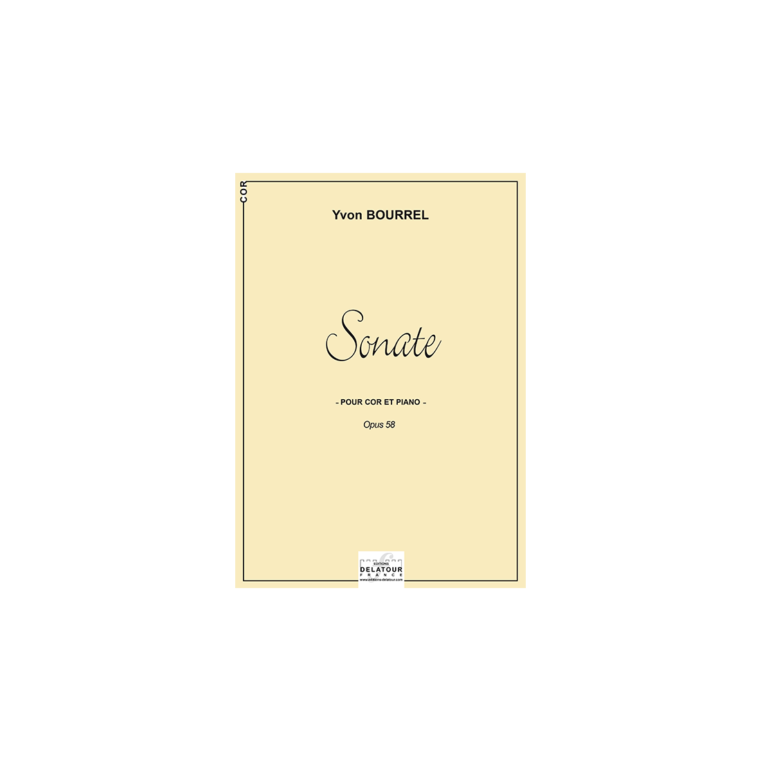 Sonate for french horn and piano (facsimile edition)