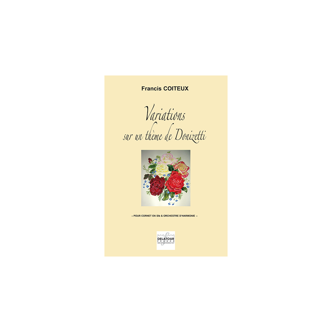 Variations on a Theme by Donizetti for cornet and concert band (PARTS)
