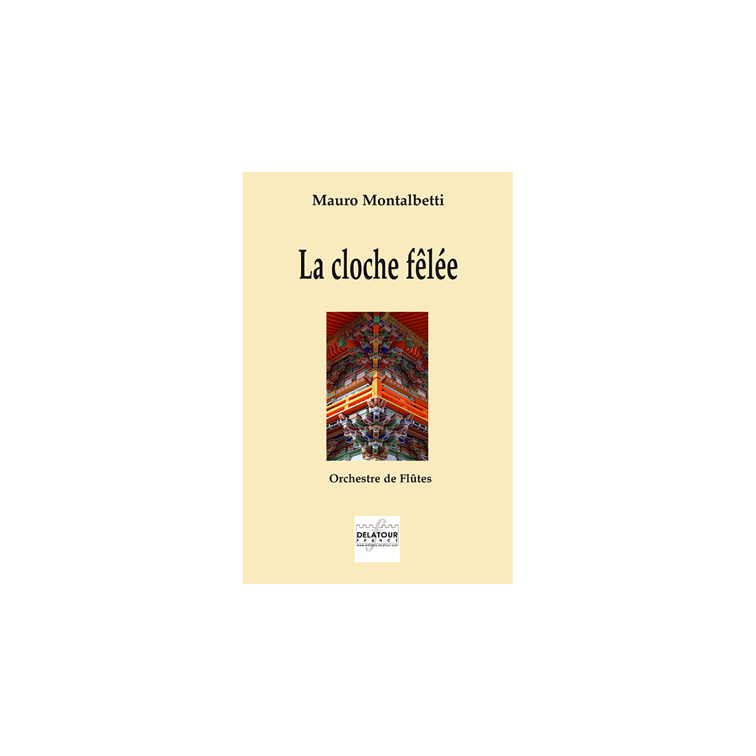 La cloche fêlée für Flötenorchester (Full score)