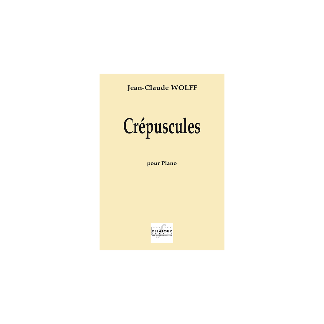 Crépuscules für Klavier