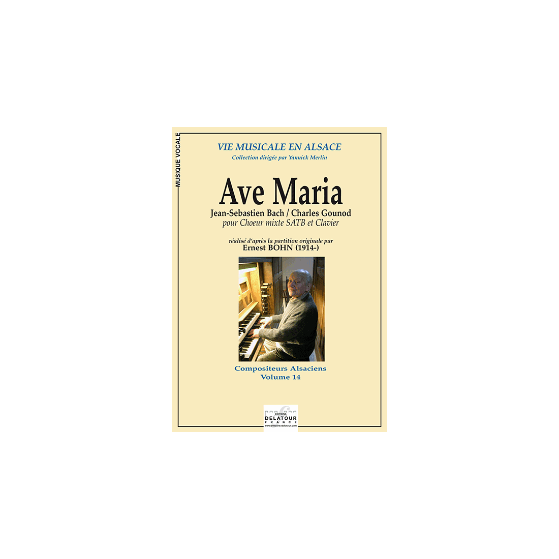 Ave Maria (adaptation E. Bohn) für gemischter Chor und Tastaturinstrument