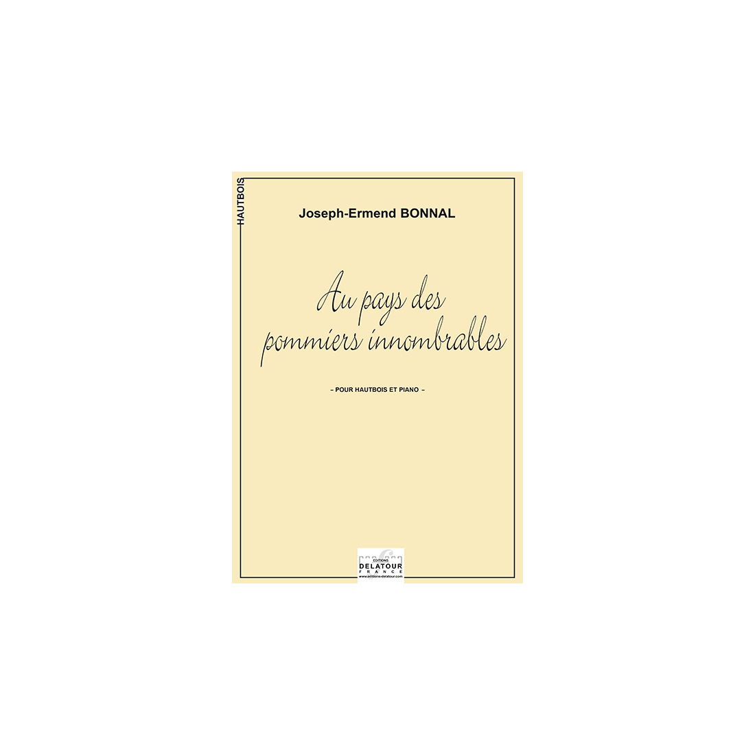 Au pays des pommiers innombrables for oboe and piano