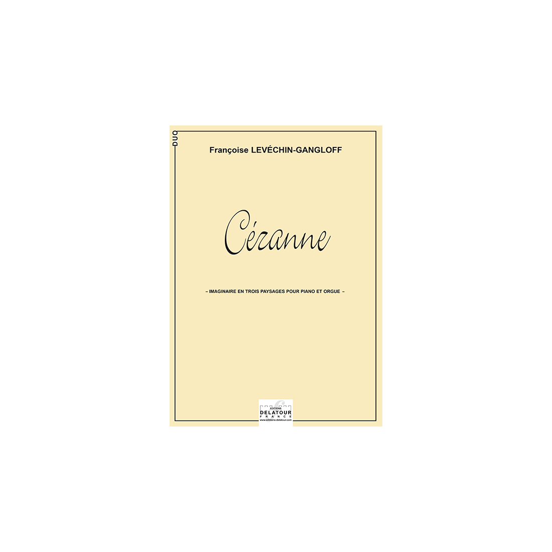 Cézanne pour piano et orgue