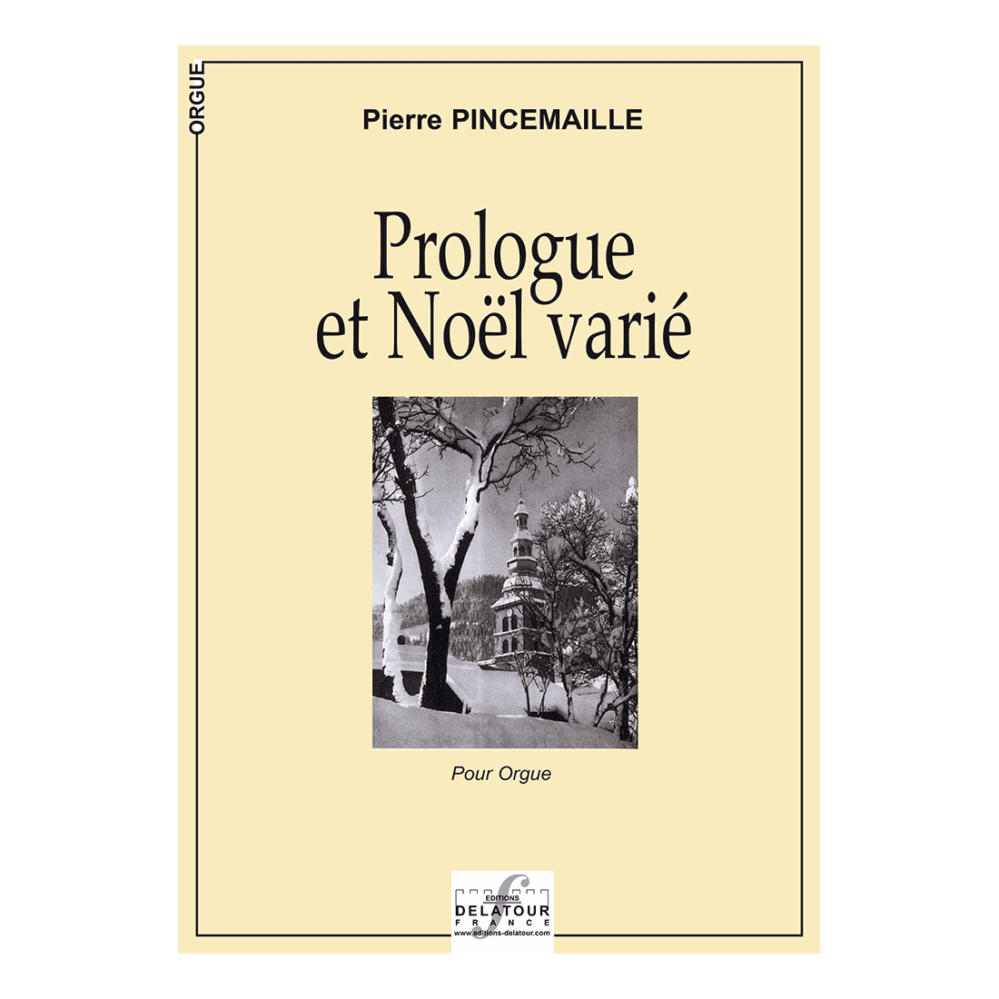 Prologue et Noël varié for organ