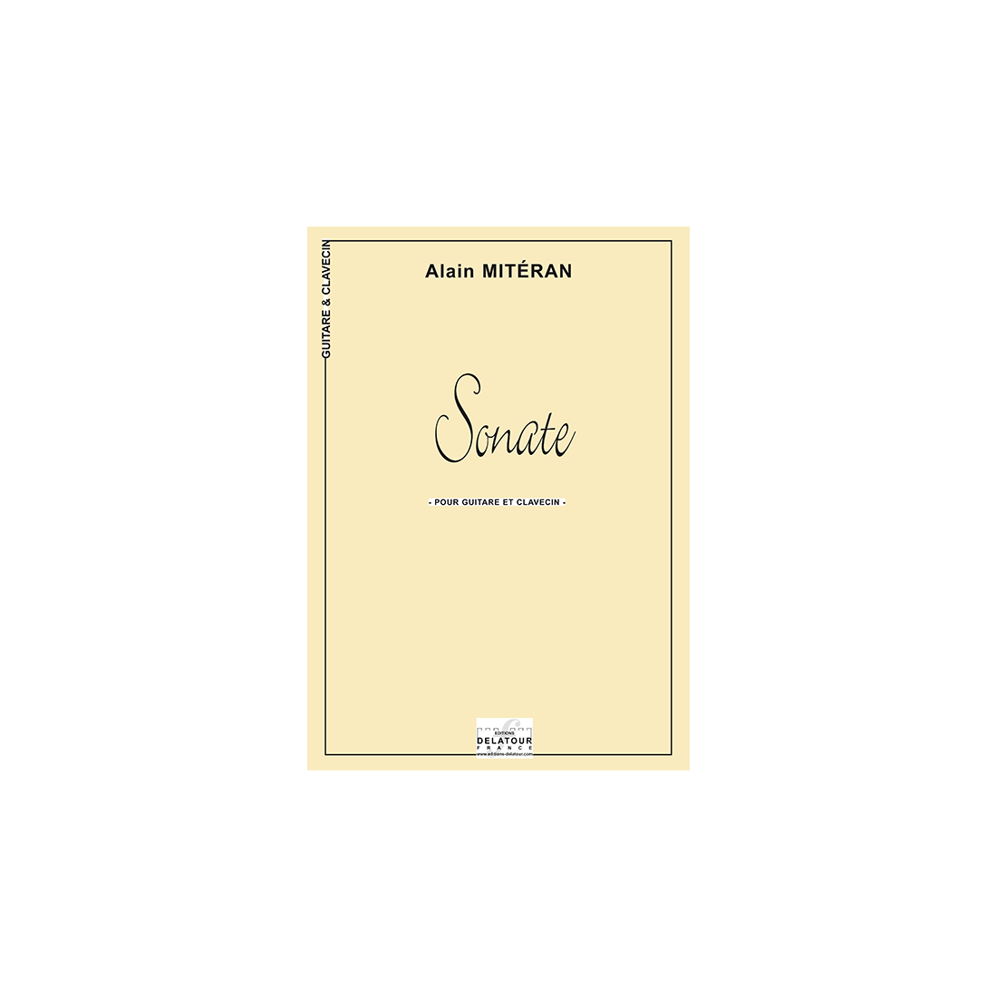 Sonate for harpsichord and guitar