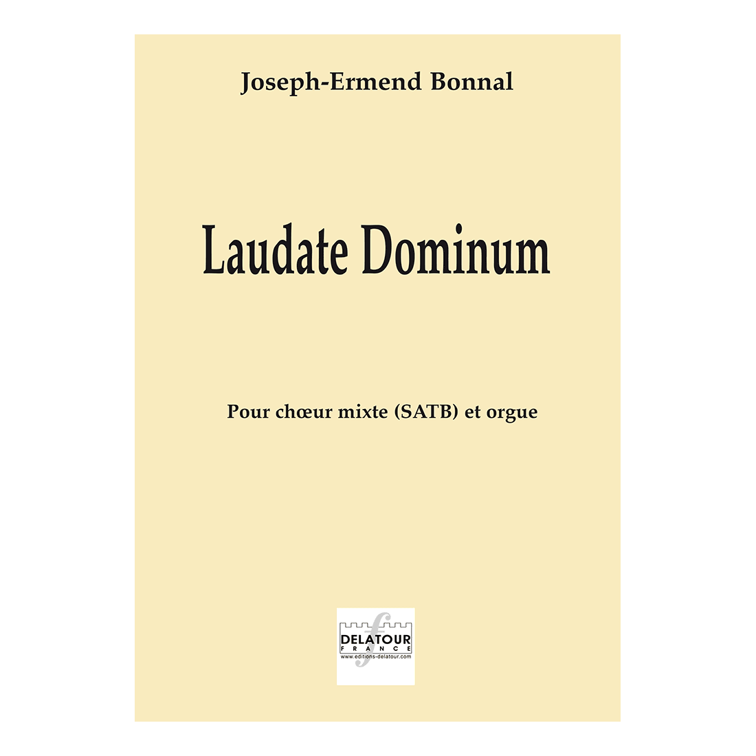 Laudate dominum pour choeur mixte et orgue