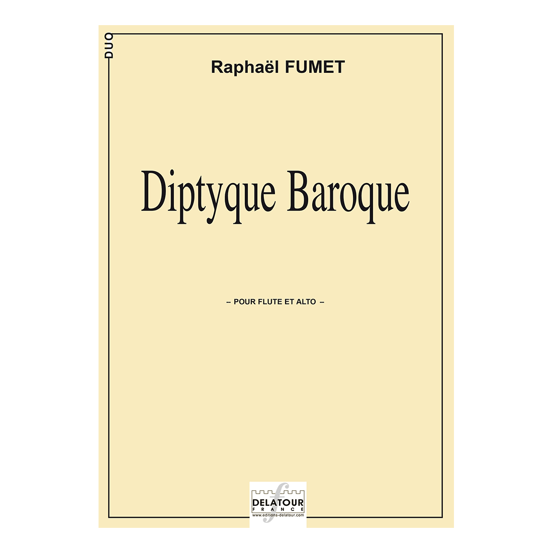 Diptyque Baroque for flute and viola