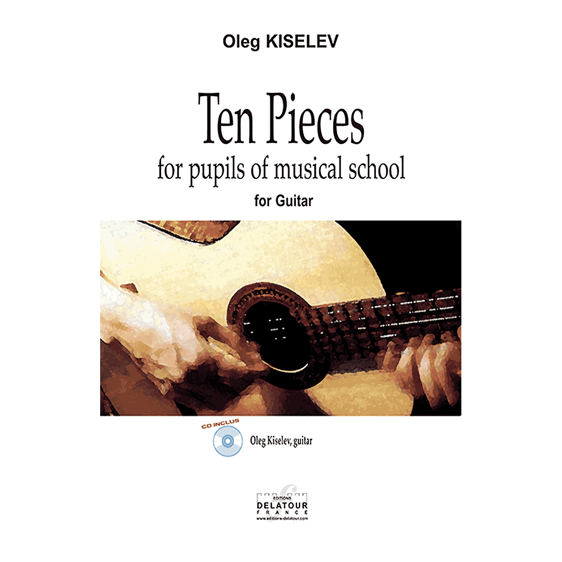 Ten pieces for pupils of musical school pour guitare