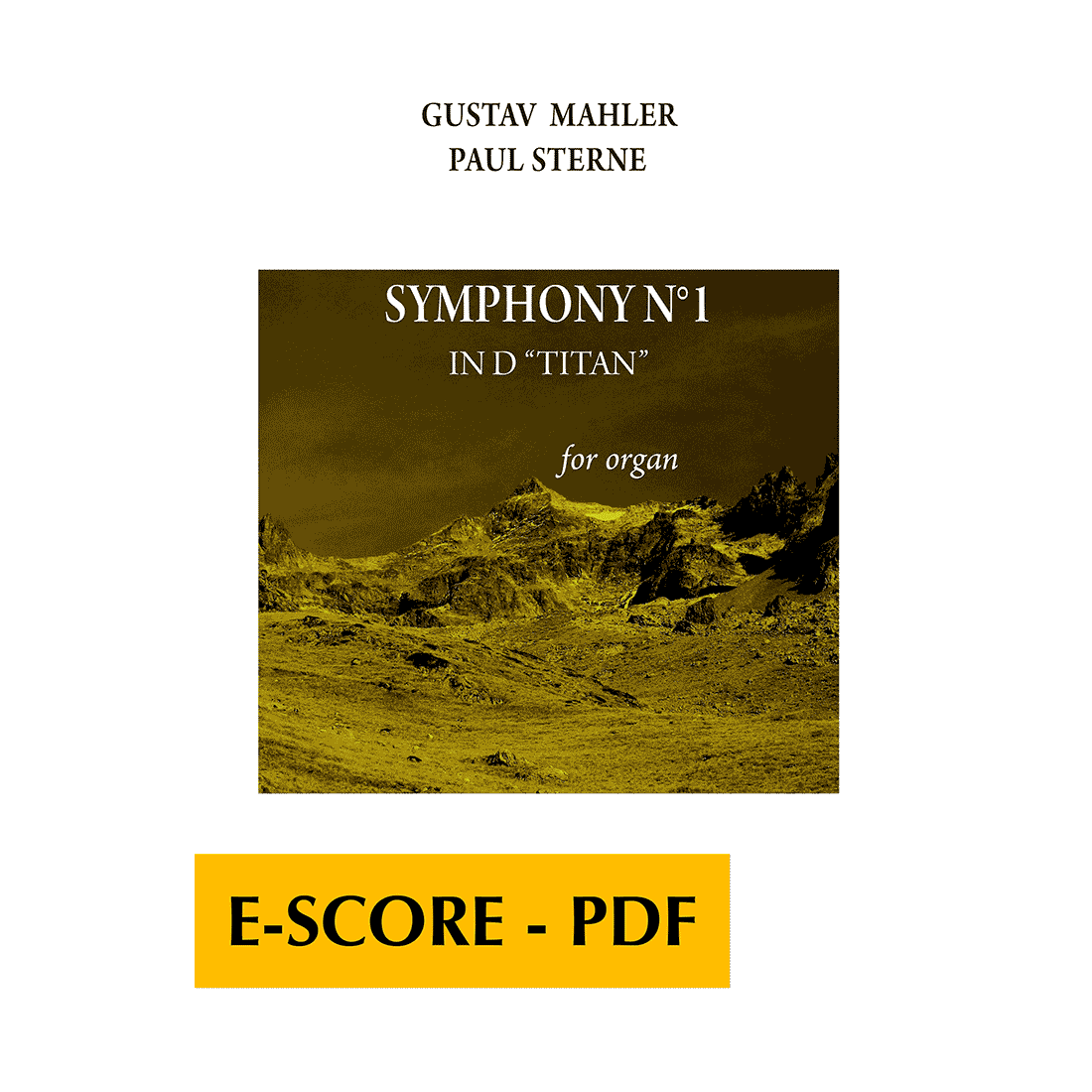 1. Sinfonie in D "Titan" für Orgel - E-score PDF