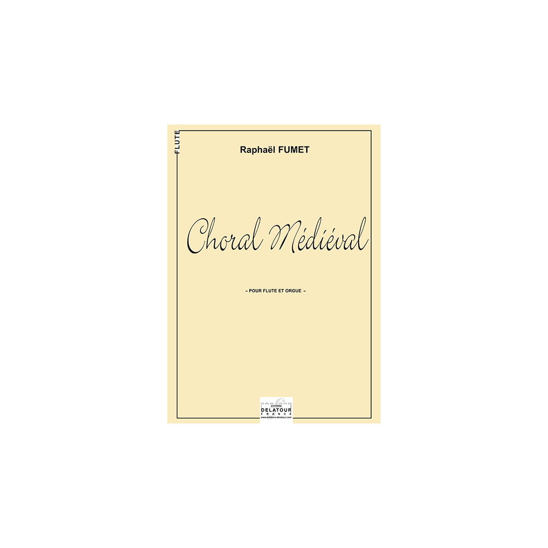 Choral médiéval for flute and organ