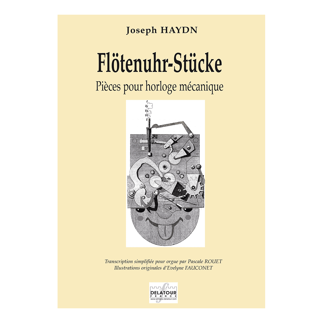 Flötenuhr-Stücke pour orgue manuel (version simplifiée pour débutants)
