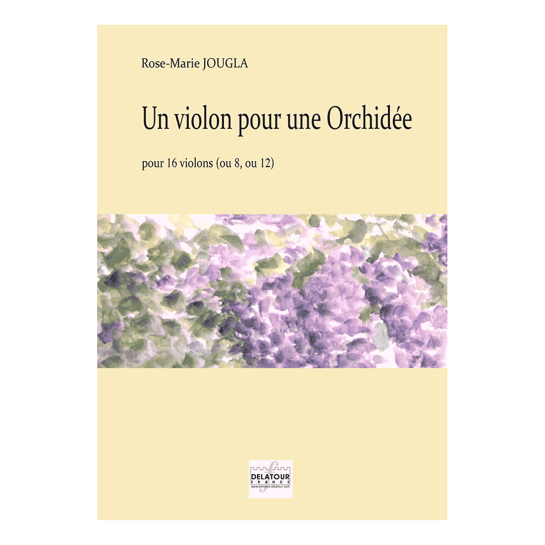 Un violon pour une Orchidée für 16 Violinen