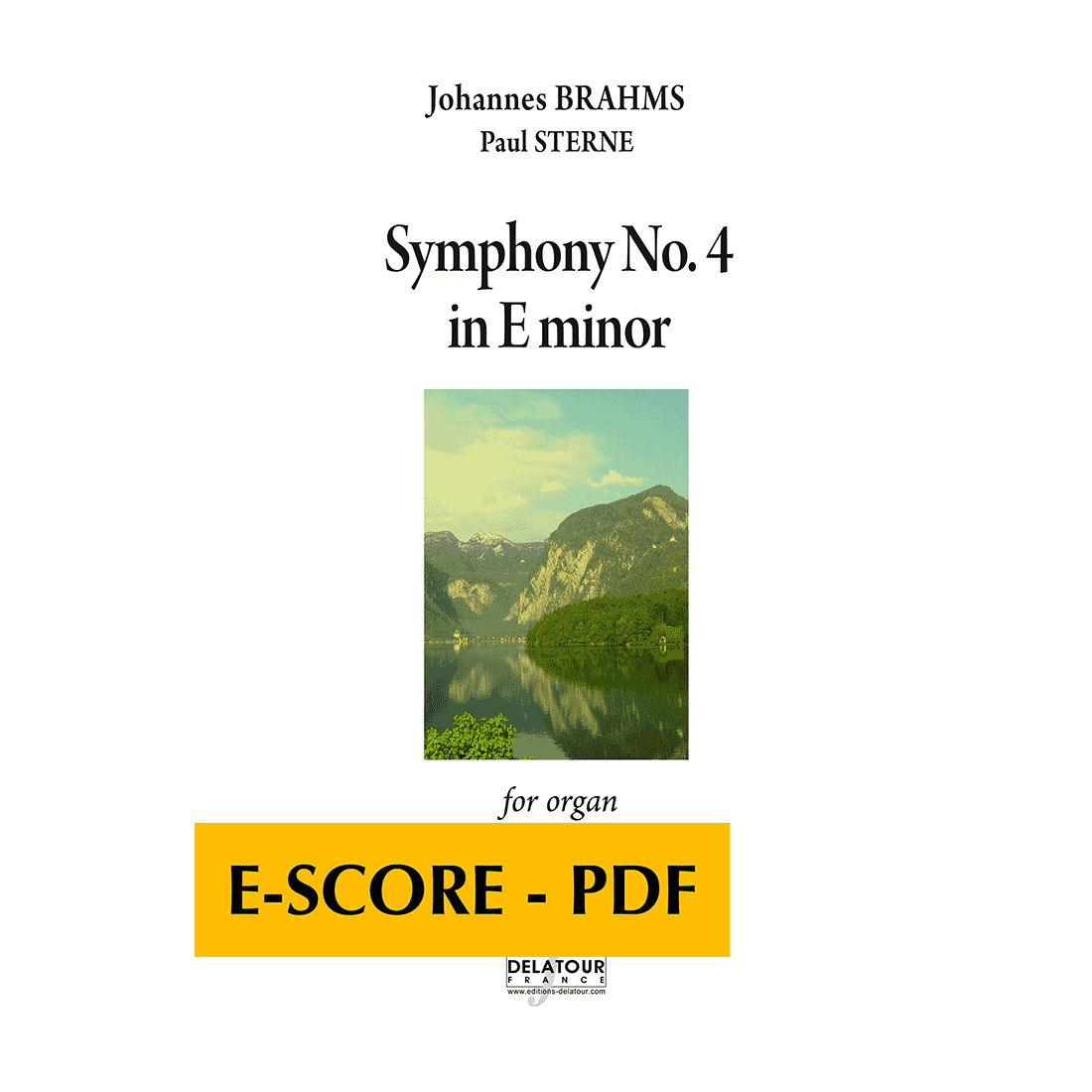 Symphony No. 4 in E minor for organ - E-score PDF