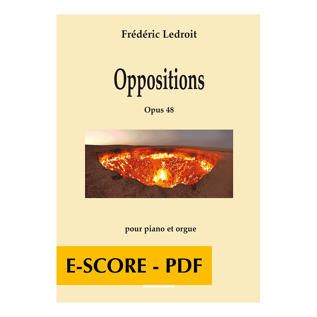 Oppositions für Klavier und Orgel - E-score PDF