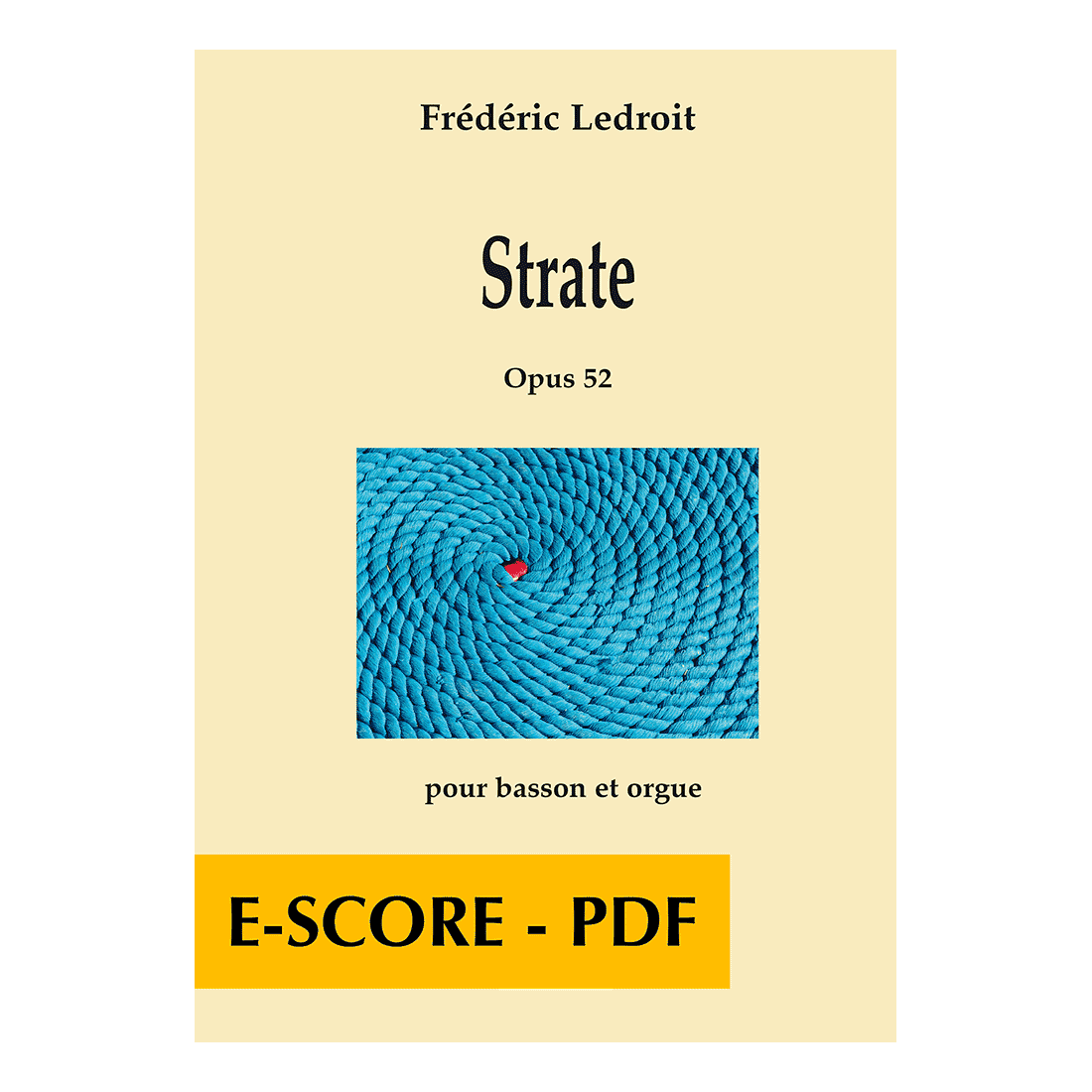 Strate for bassoon and organ - E-score PDF