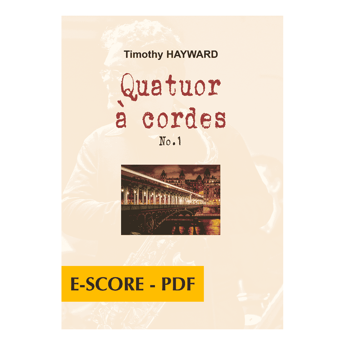 Quatuor à cordes n°1 - E-score PDF