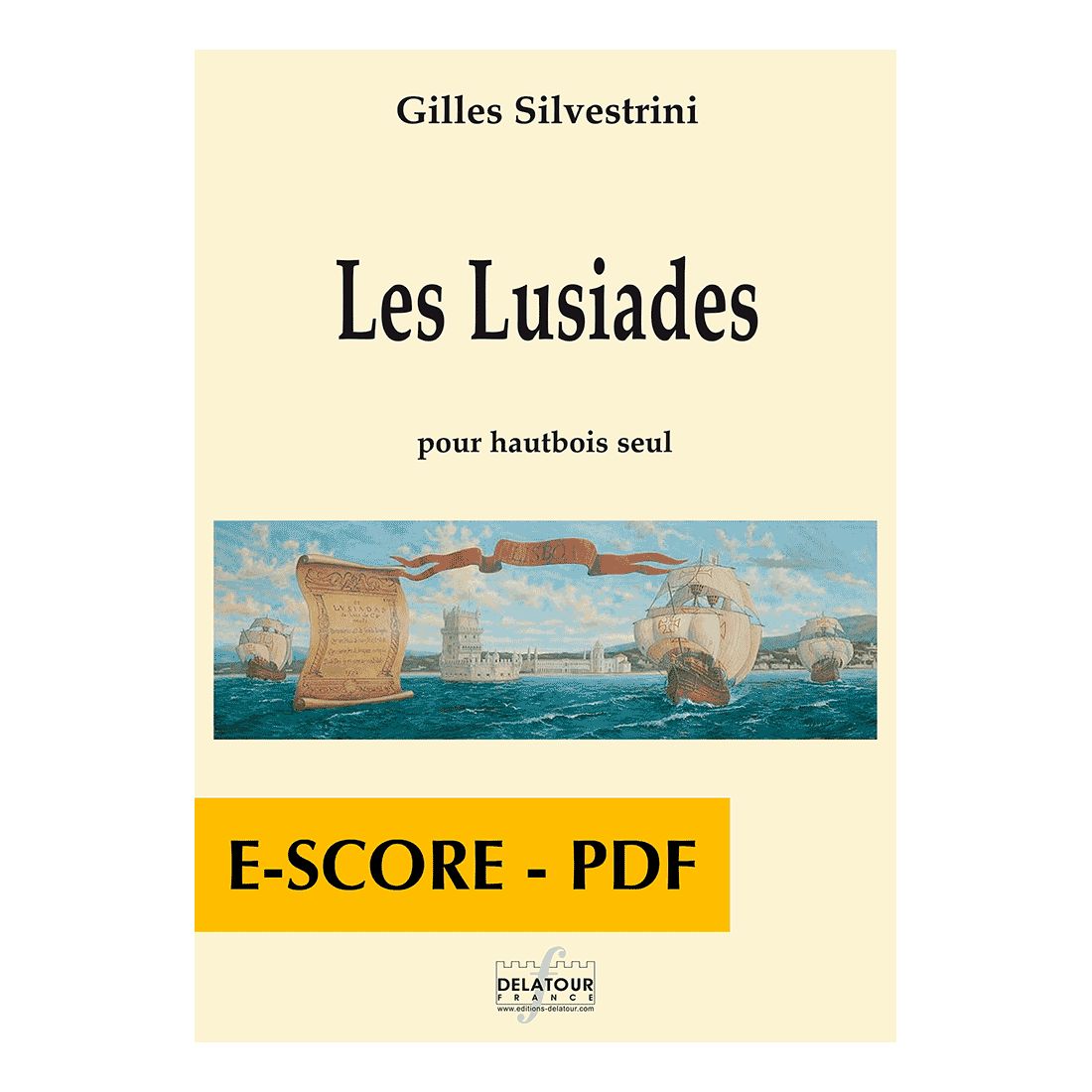 Les Lusiades pour hautbois solo - E-score PDF