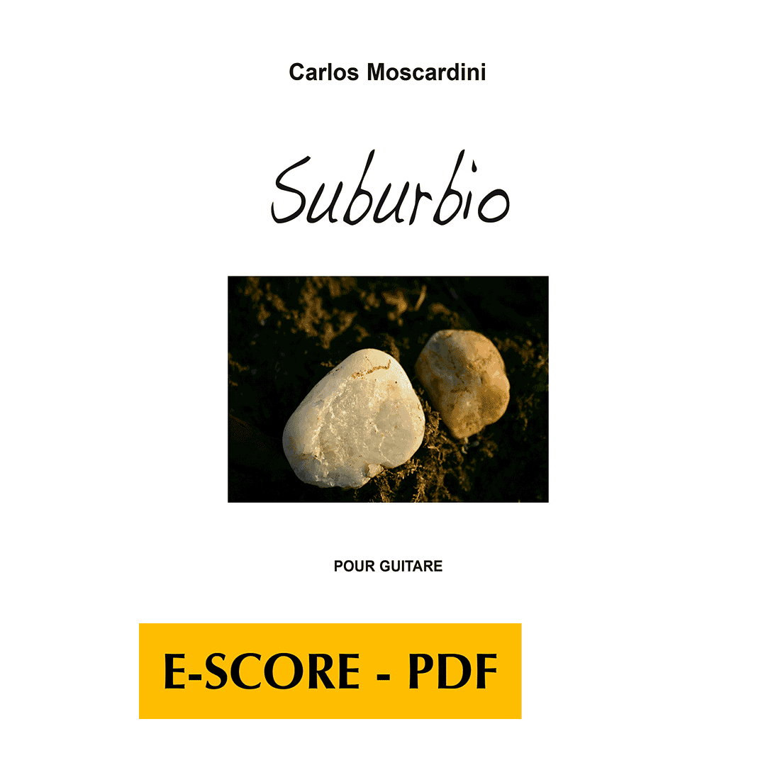 Suburbio für Gitarre - E-score PDF