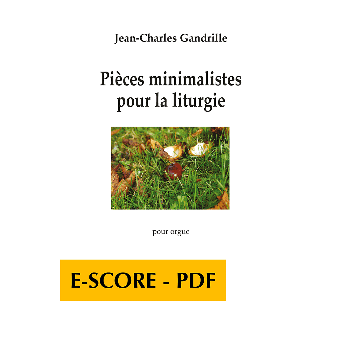 Pièces minimalistes pour la liturgie pour orgue - E-score PDF