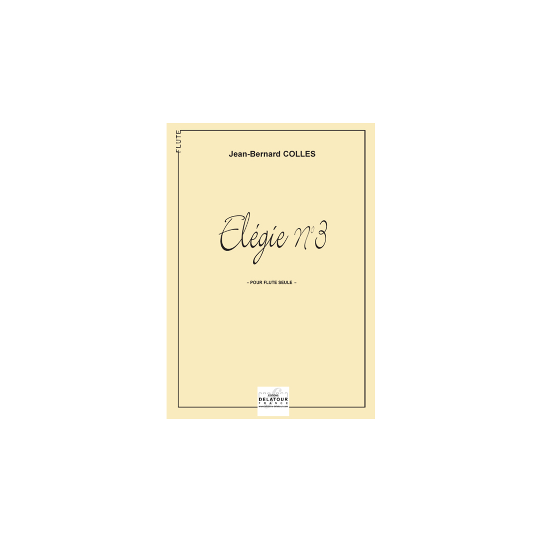 Elégie n°3 pour flûte
