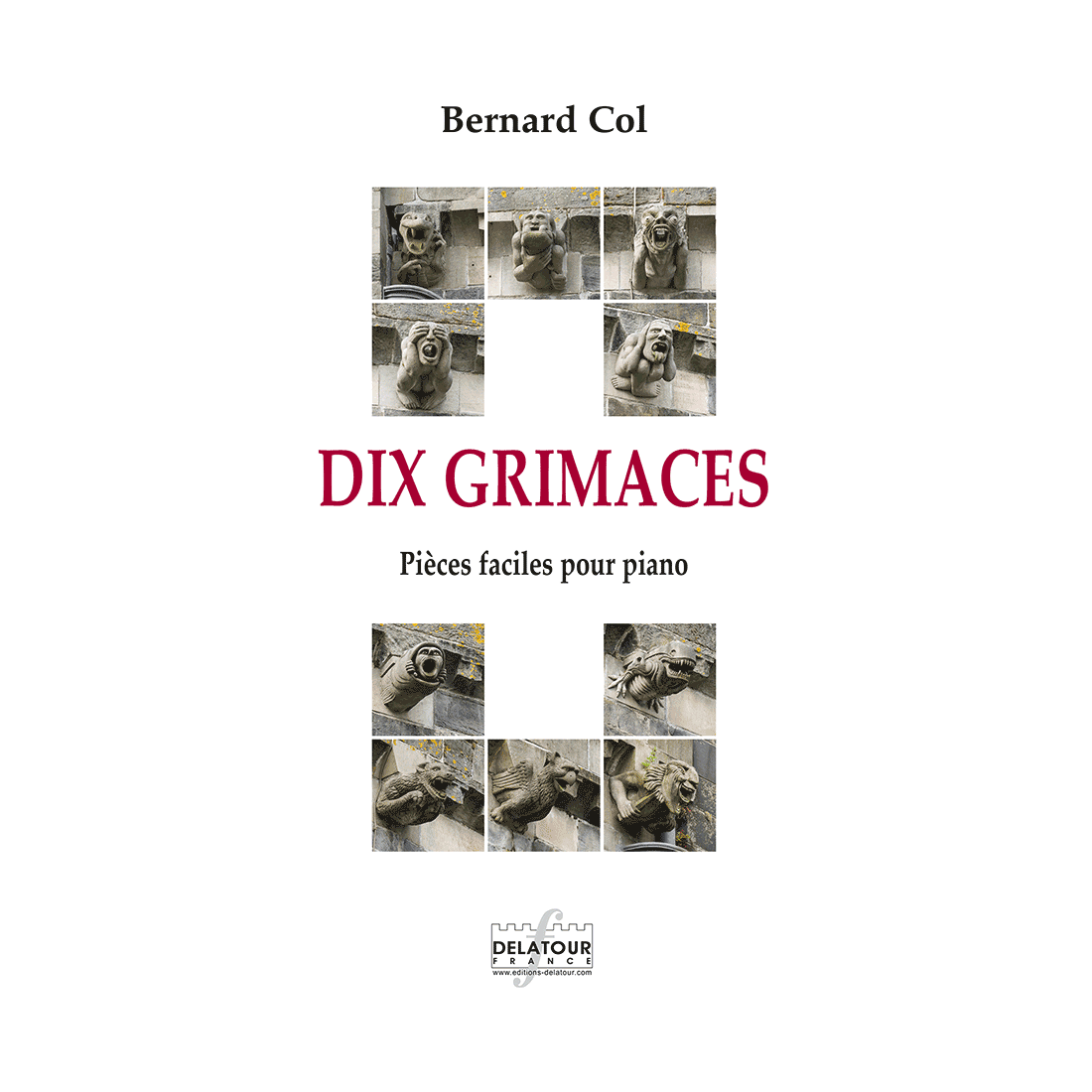Dix grimaces - Leichte Stücke für Klavier