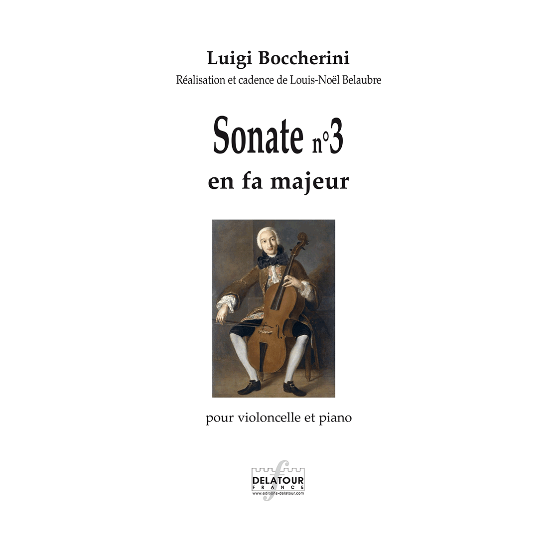 Sonate n°3 en fa majeur for cello and piano