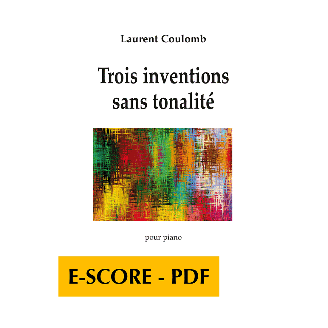 Drei Inventionen ohne Ton für Klavier - E-score PDF