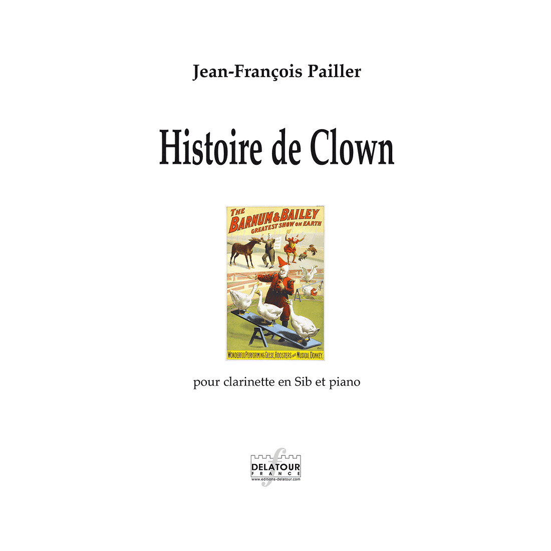 Histoire de clown pour clarinette et piano