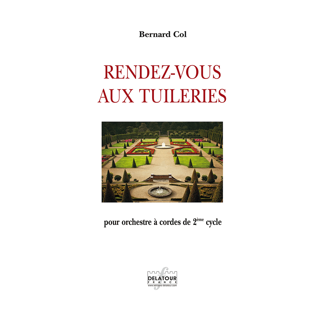 Rendez-vous aux tuileries für Streichorchester
