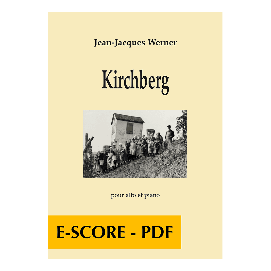 Kirchberg für Bratsche und Klavier - E-score PDF