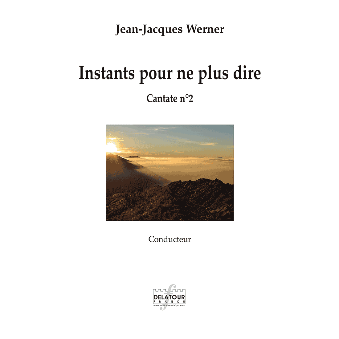 Instants pour ne plus dire - Cantate n°2 for soprano and orchester (FULL SCORE)