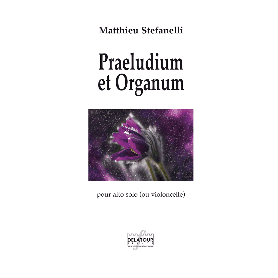 Praeludium et organum for viola or cello