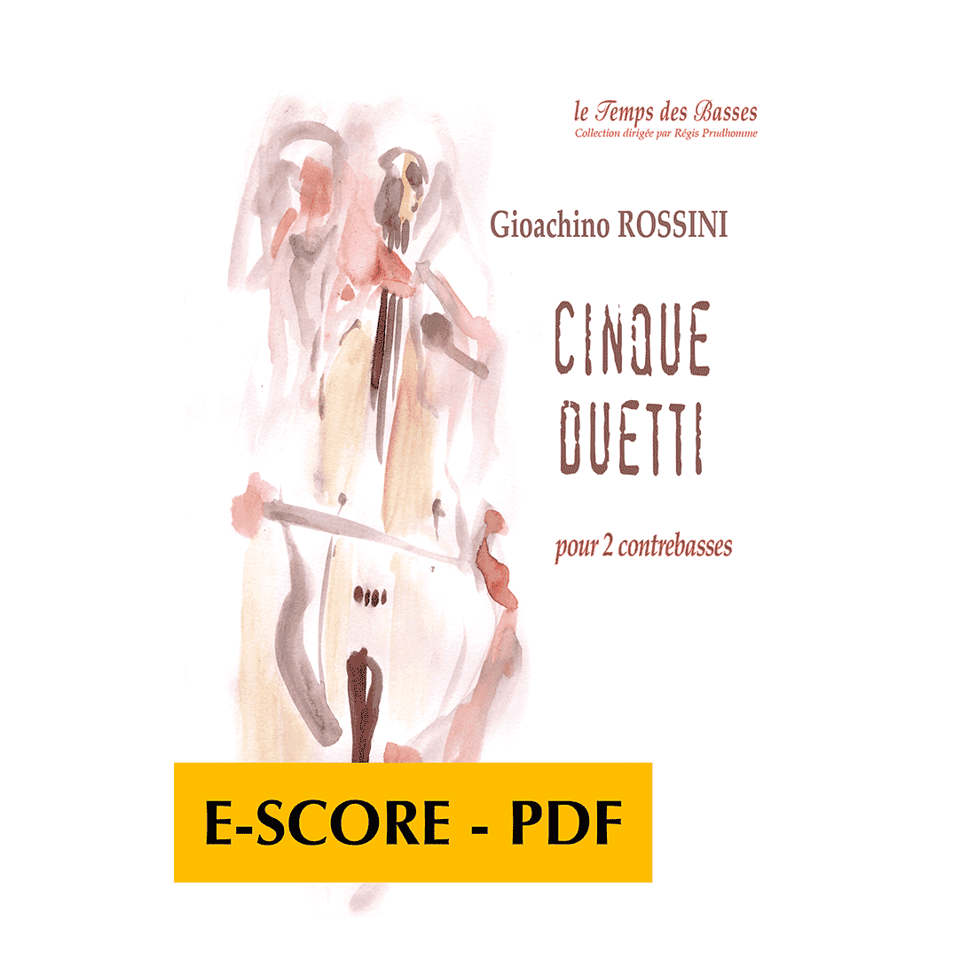 Cinque duetti pour 2 contrebasses - E-score PDF
