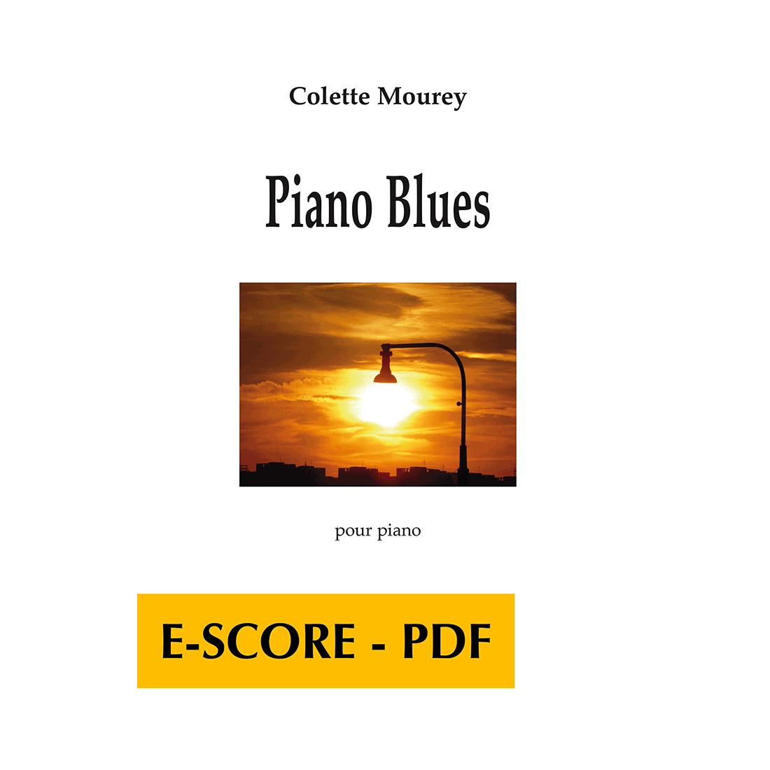 Piano Blues pour piano - E-score PDF
