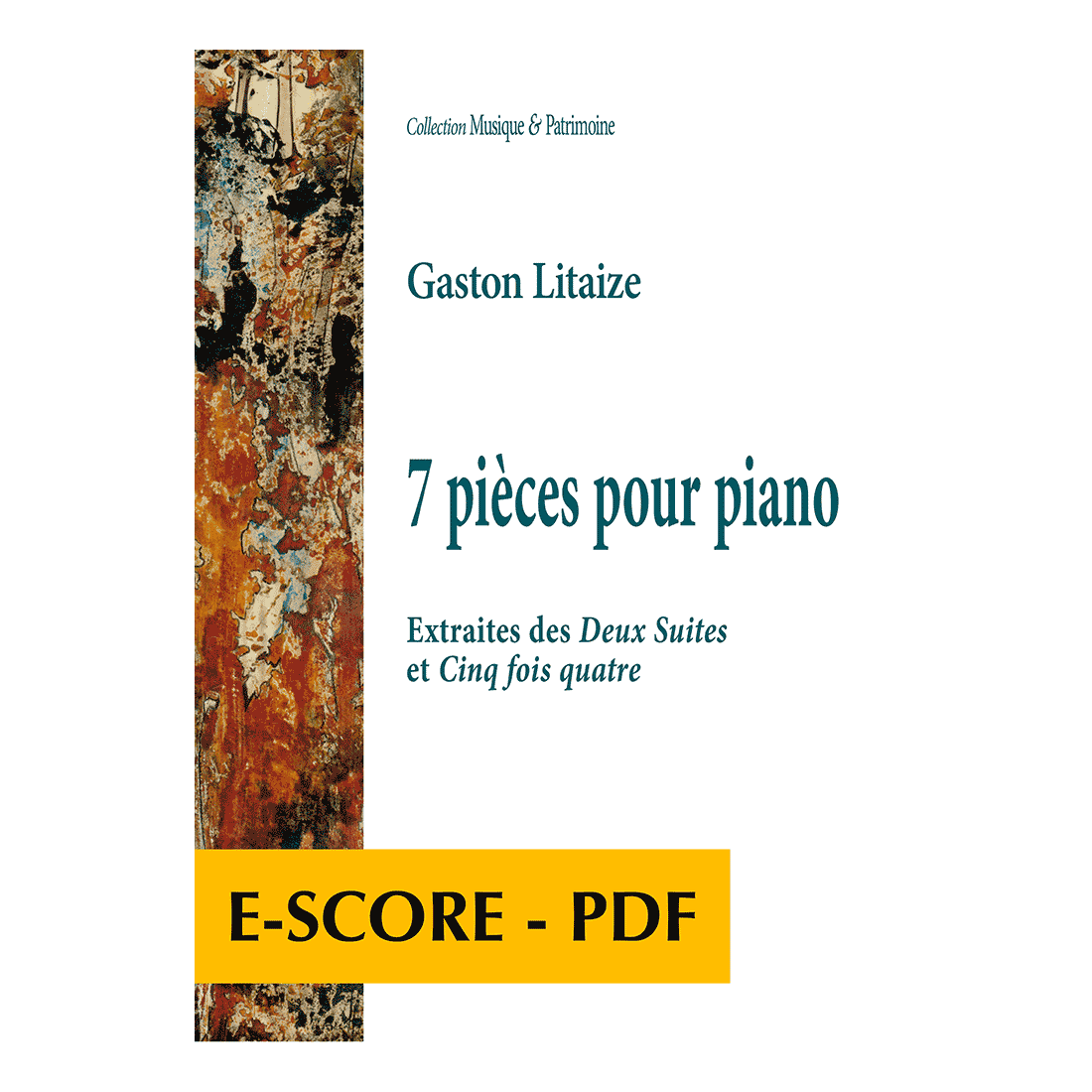 7 pièces pour piano - E-score PDF