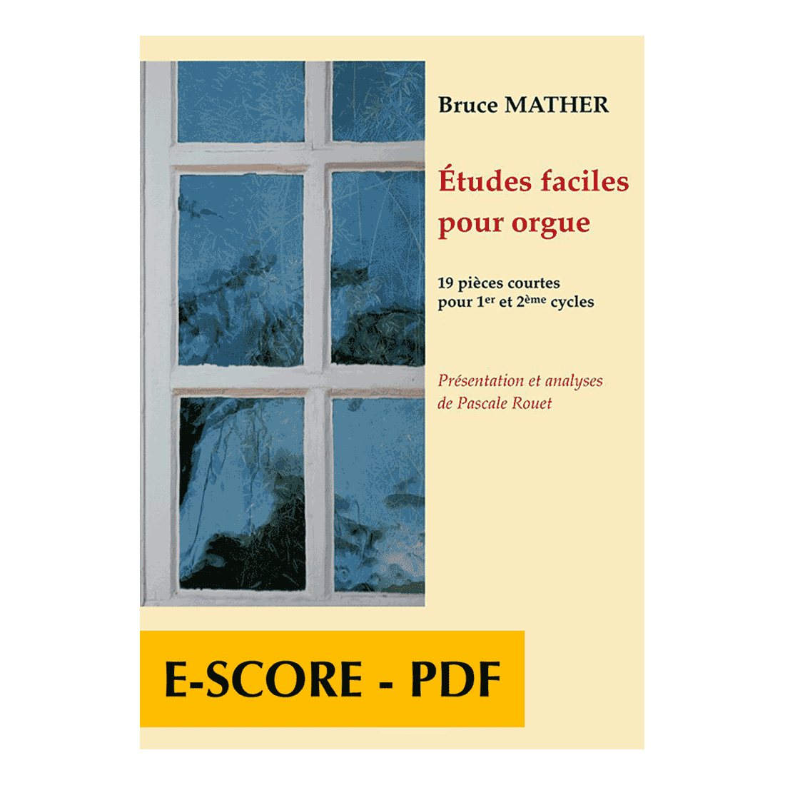 Etudes faciles pour orgue - version française - E-score PDF
