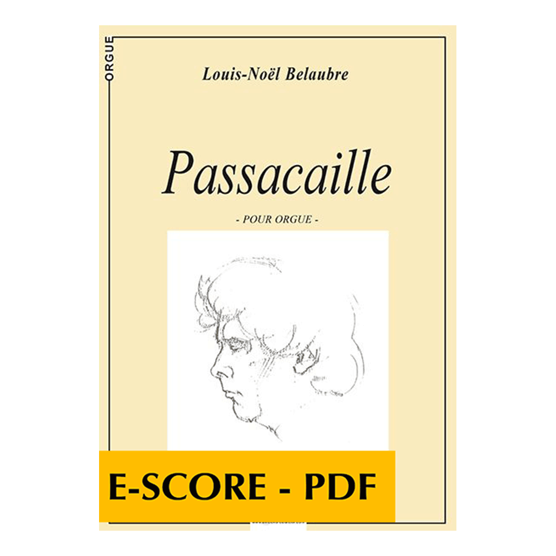 Passacaille pour orgue - E-score PDF
