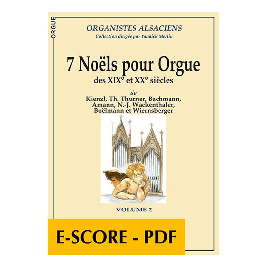 7 Noëls pour orgue des XIXe et XXe siècles - E-score PDF
