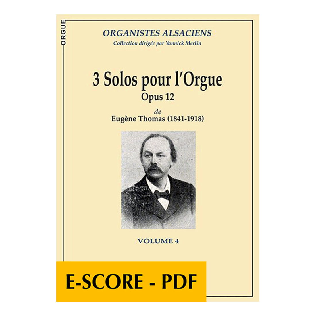 3 solos for the organ - E-score PDF