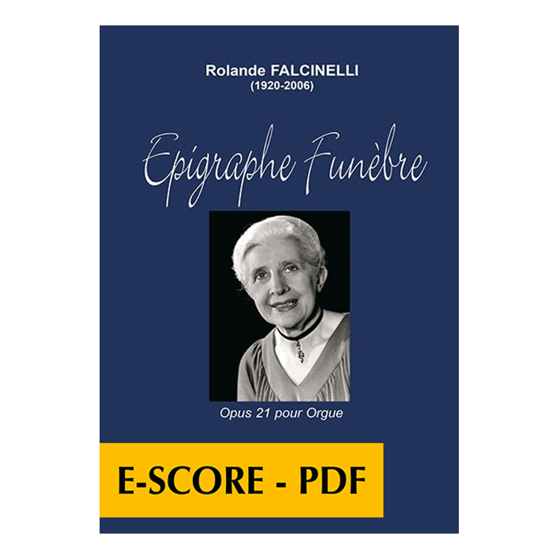 Epigraphe funèbre für Orgel - E-score PDF