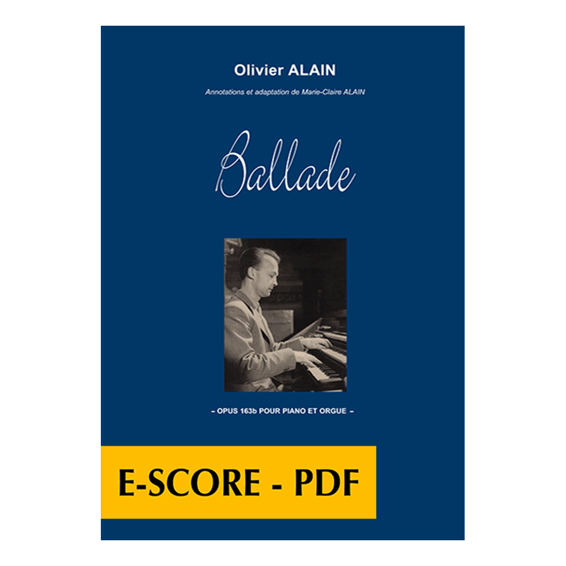 Ballade pour piano et orgue - E-score PDF