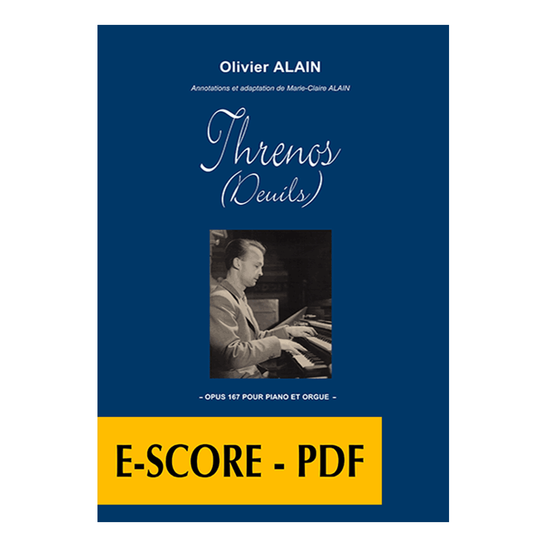 Thrénos pour piano et orgue - E-score PDF