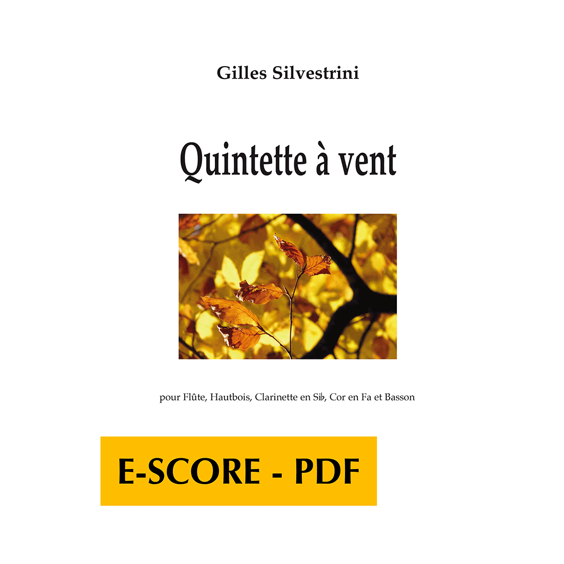 Quintette à vent - E-score PDF