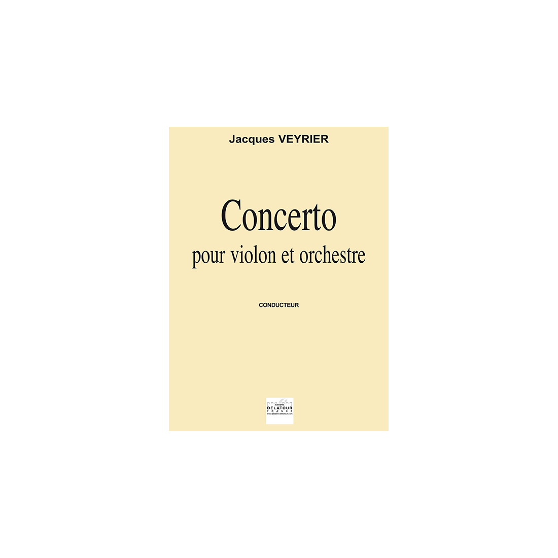 Concerto for violin and orchestra (FULL SCORE)