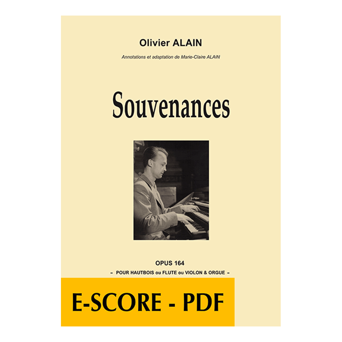 Souvenances - Solo und Orgel - E-score PDF