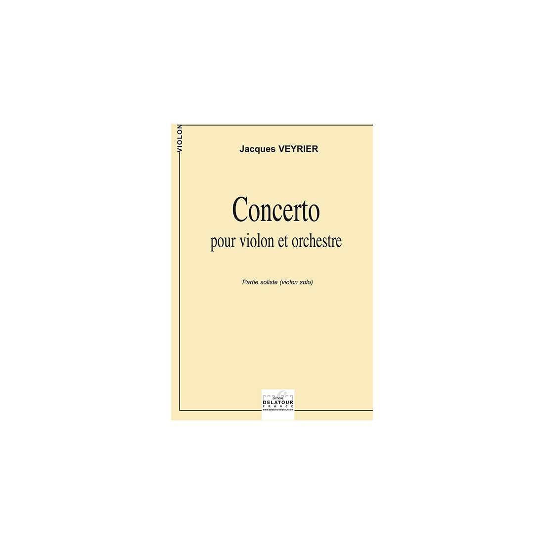 Concerto for violin and orchestra (SOLOIST)