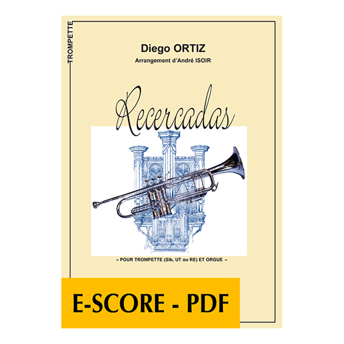 Recercadas pour trompette et orgue - E-score PDF