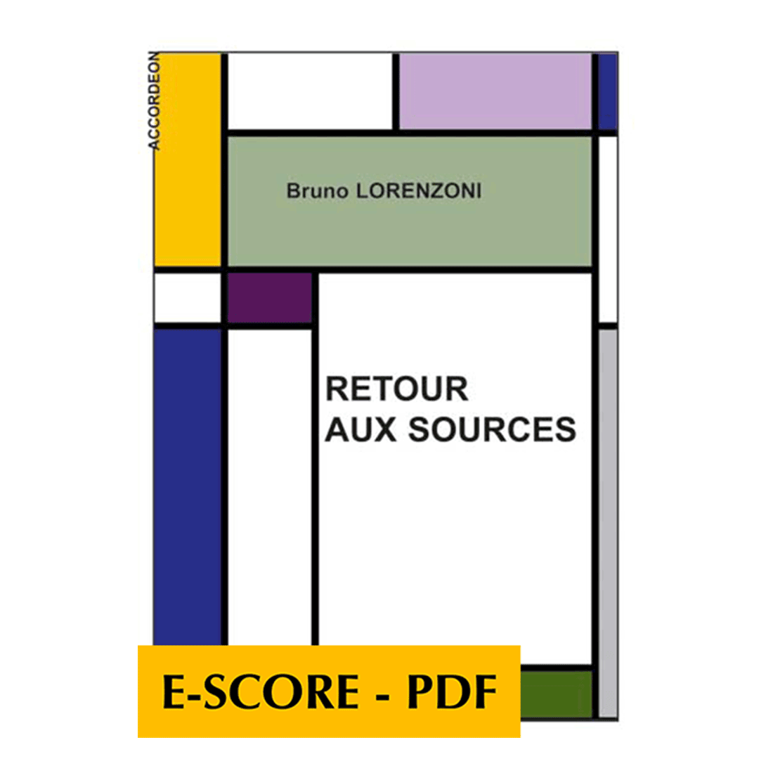 Retour aux sources pour accordéon - E-score PDF