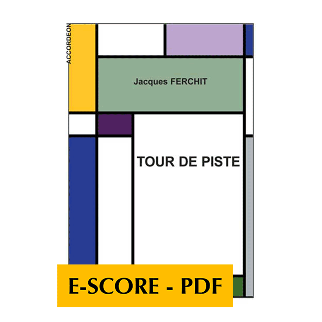 Tour de piste für Akkordeon - E-score PDF